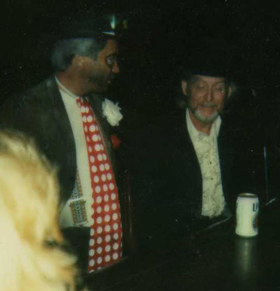Keyboardist, trumpeter, Hank Wadkins and Guitarman Charlie Broyles, Halloween '86, Big Otis & Double Stuff, Pasadena Tx